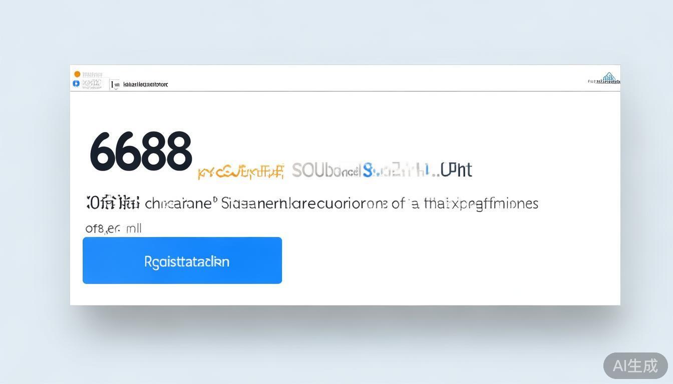 在浏览器输入“6688平台官网”网址，进入平台首页